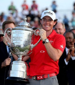 Rory McIlroy - Happy but distant memories of his success last August. His game is still a work in progress.